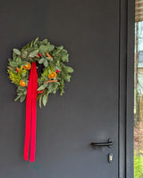 Wianek świąteczny na drzwi