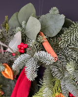 Wianek świąteczny na drzwi