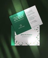 Karta prezentowa świąteczna zielona