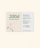 Karta prezentowa świąteczna